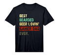 Mens Beer Lovin Gamer Dad Bearded Daddy T-Shirt - Custom Art Print Unisex - T-Shirt, Sweatshirt, Hoodie
