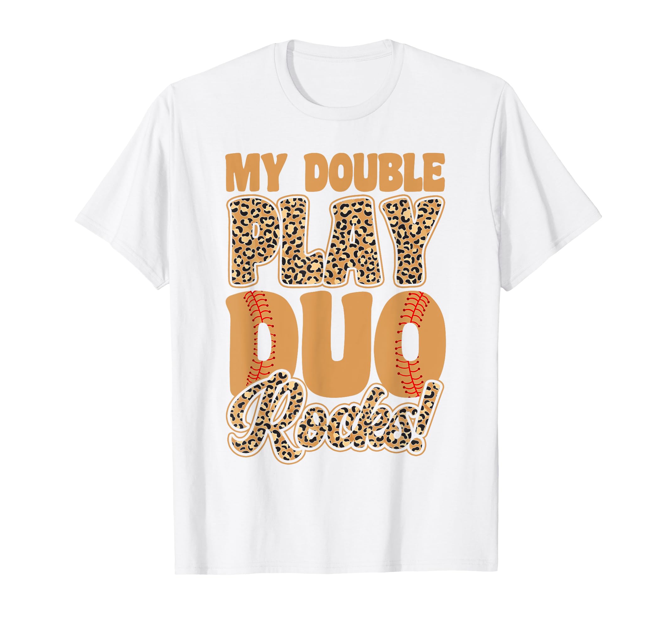 Baseball Mom My Double Play Duo Rocks T-Shirt - Graphic Print for Adults - T-Shirt, Sweatshirt, Hoodie