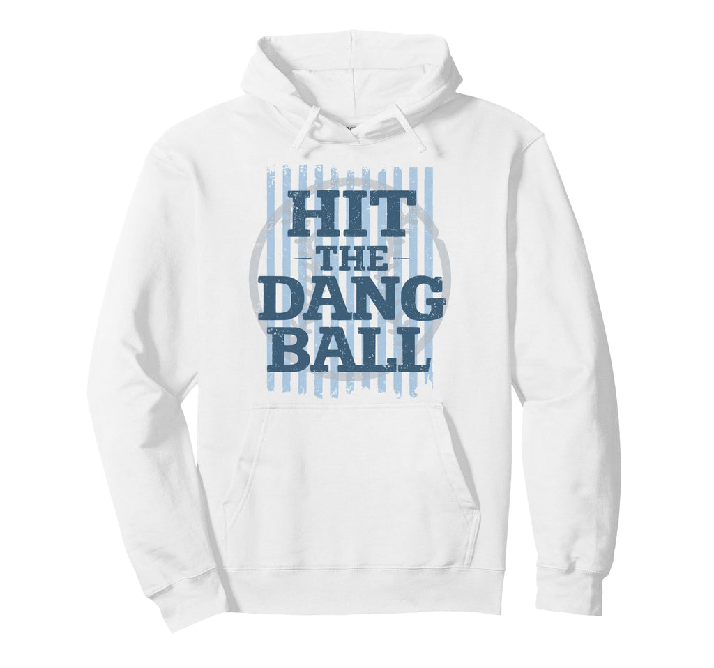 Hit Dang Ball Softball Field Hoodie - Aesthetic Graphic for Adults - T-Shirt, Sweatshirt, Hoodie