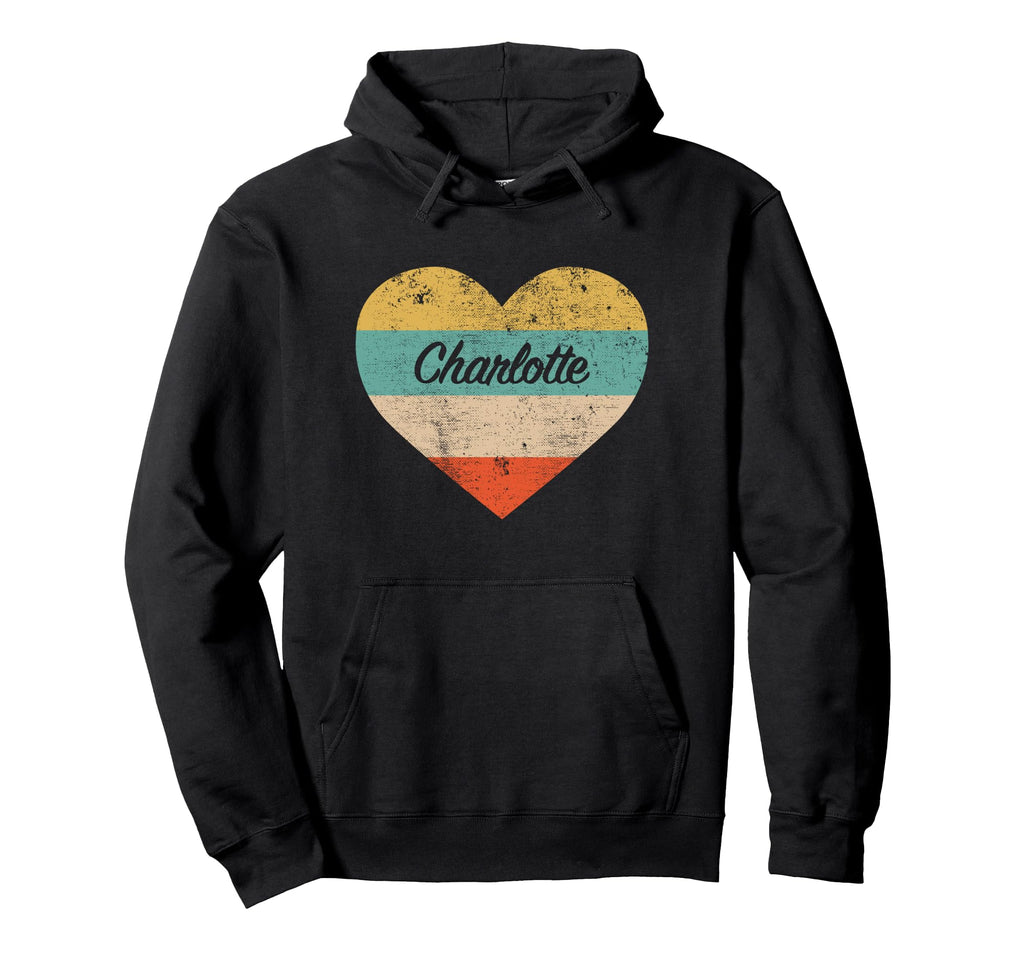 I Love Charlotte North Carolina Hoodie - Custom Art Print Men Women - T-Shirt, Sweatshirt, Hoodie