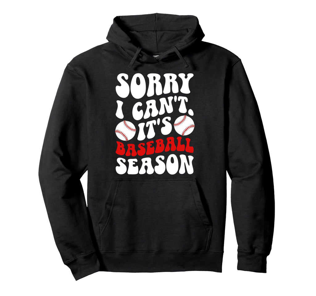 Its Baseball Season Baseball Game Day Hoodie - Minimalist Print for Adults - T-Shirt, Sweatshirt, Hoodie