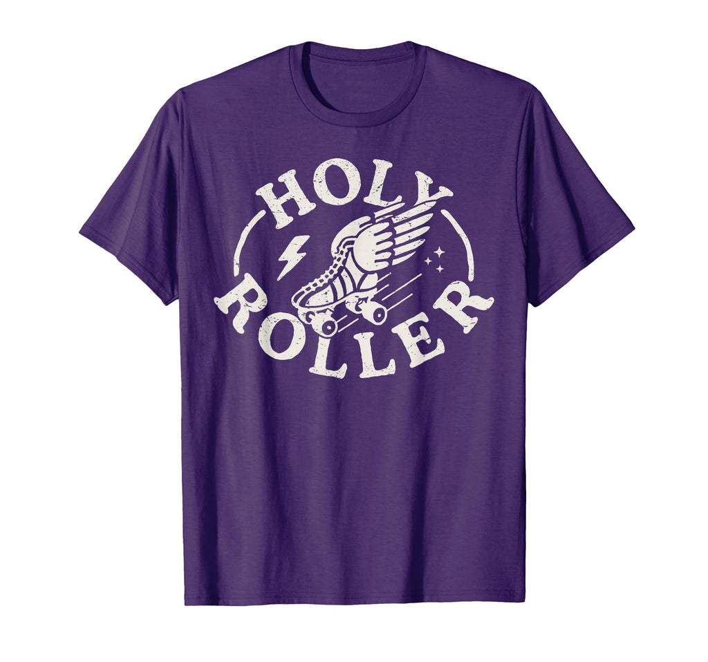 Holy Roller Skating Skater Skate T-Shirt - Fun Novelty Design Men Women - T-Shirt, Sweatshirt, Hoodie