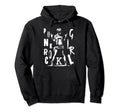 Hand Horns Punk Rock 90S Grunge Hoodie - Fun Novelty Design for Adults - T-Shirt, Sweatshirt, Hoodie