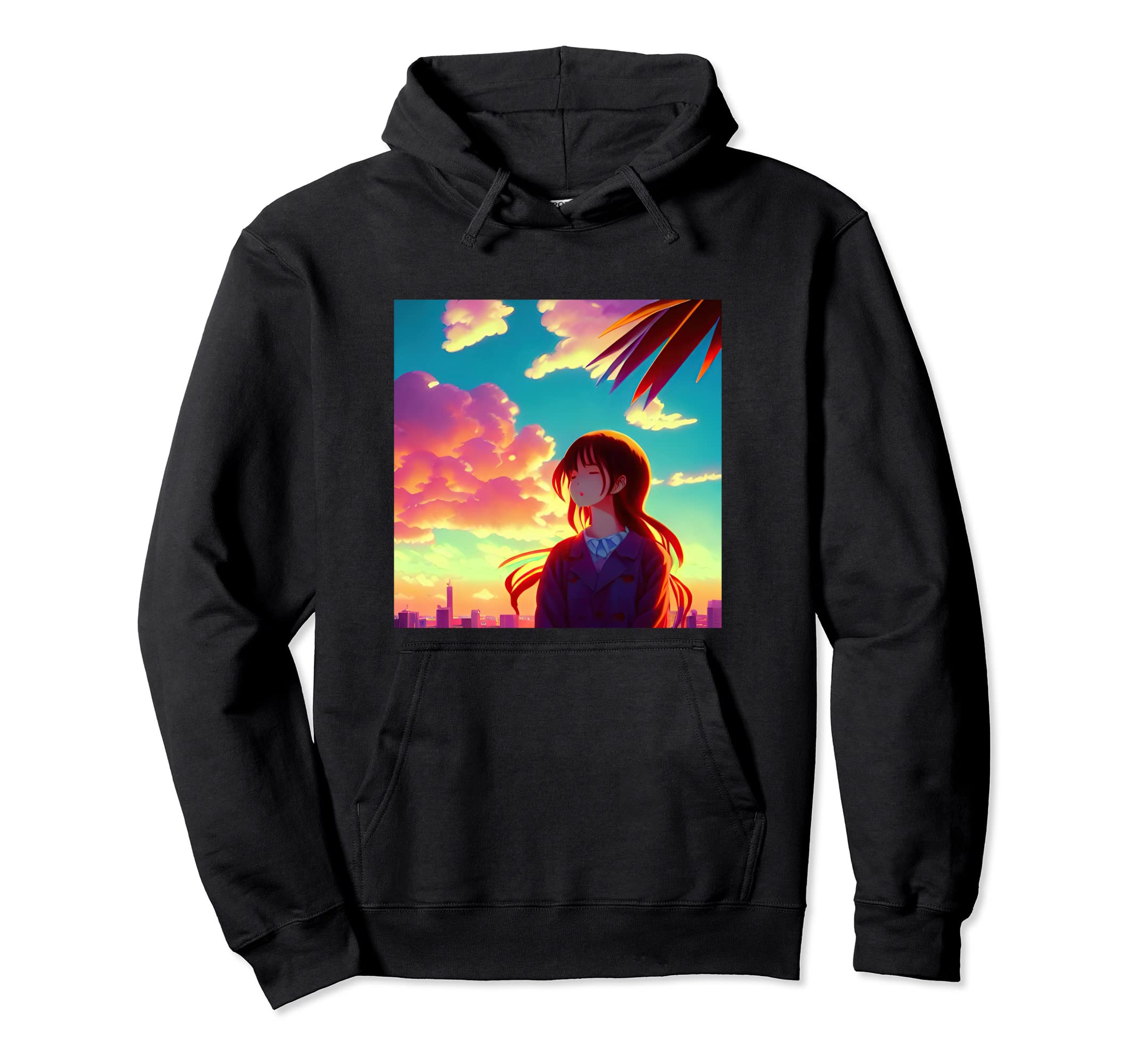 Anime Kawaii Aesthetic Lofi Vaporwave Hoodie - Aesthetic Graphic Men Women - T-Shirt, Sweatshirt, Hoodie
