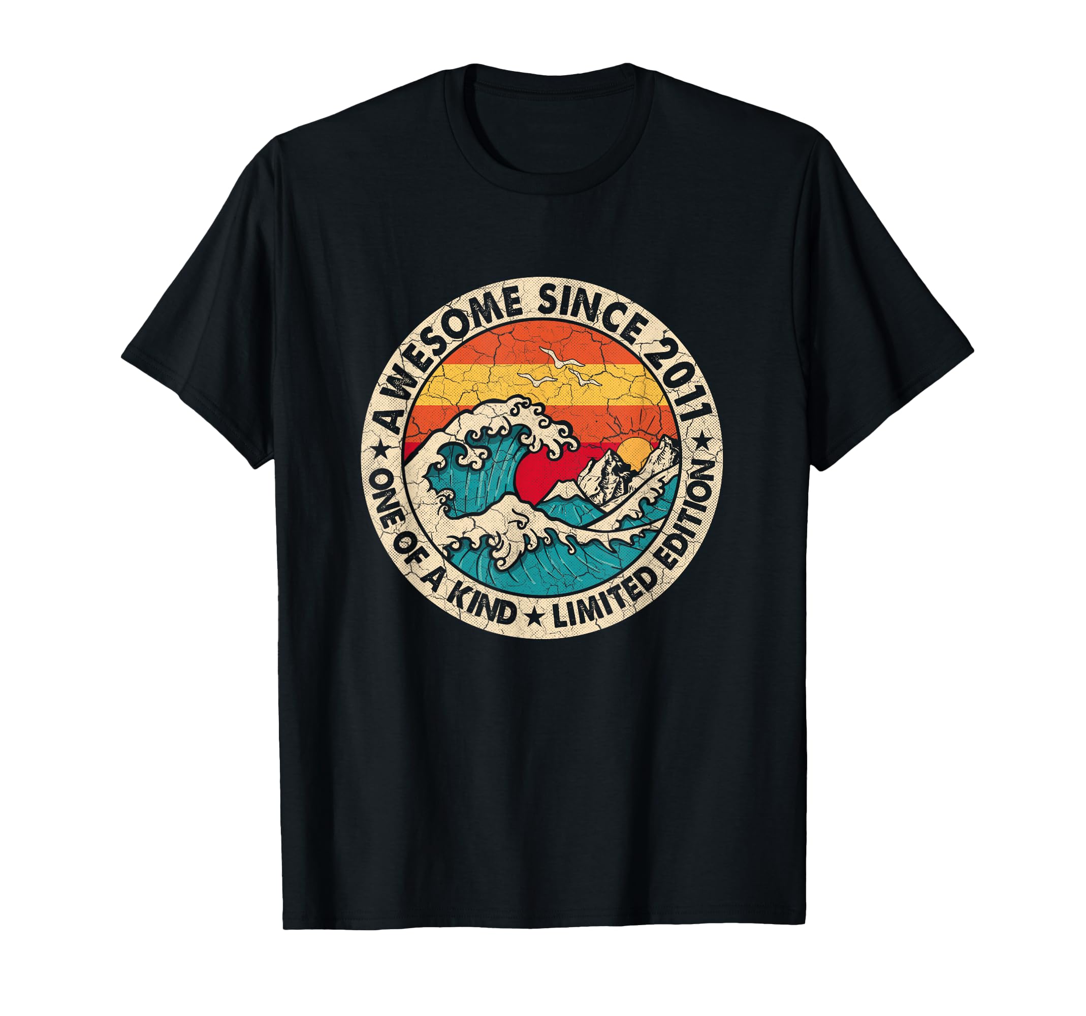 11 Year Old Awesome Since 2011 11Th T-Shirt - Fun Novelty Design Unisex - T-Shirt, Sweatshirt, Hoodie