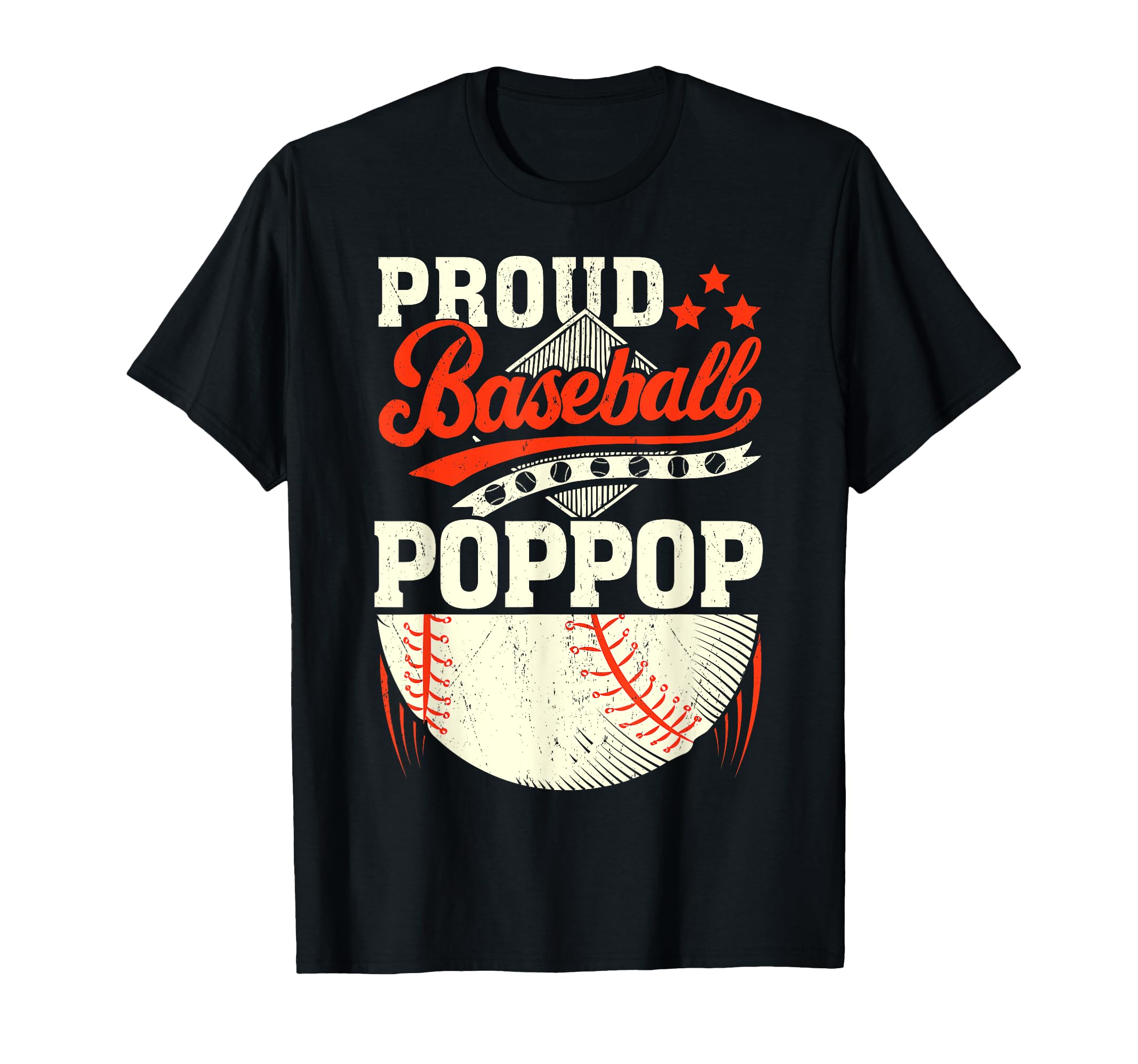 Proud Baseball Popop Mothers Day Fathers T-Shirt - Unique Graphic Unisex - T-Shirt, Sweatshirt, Hoodie
