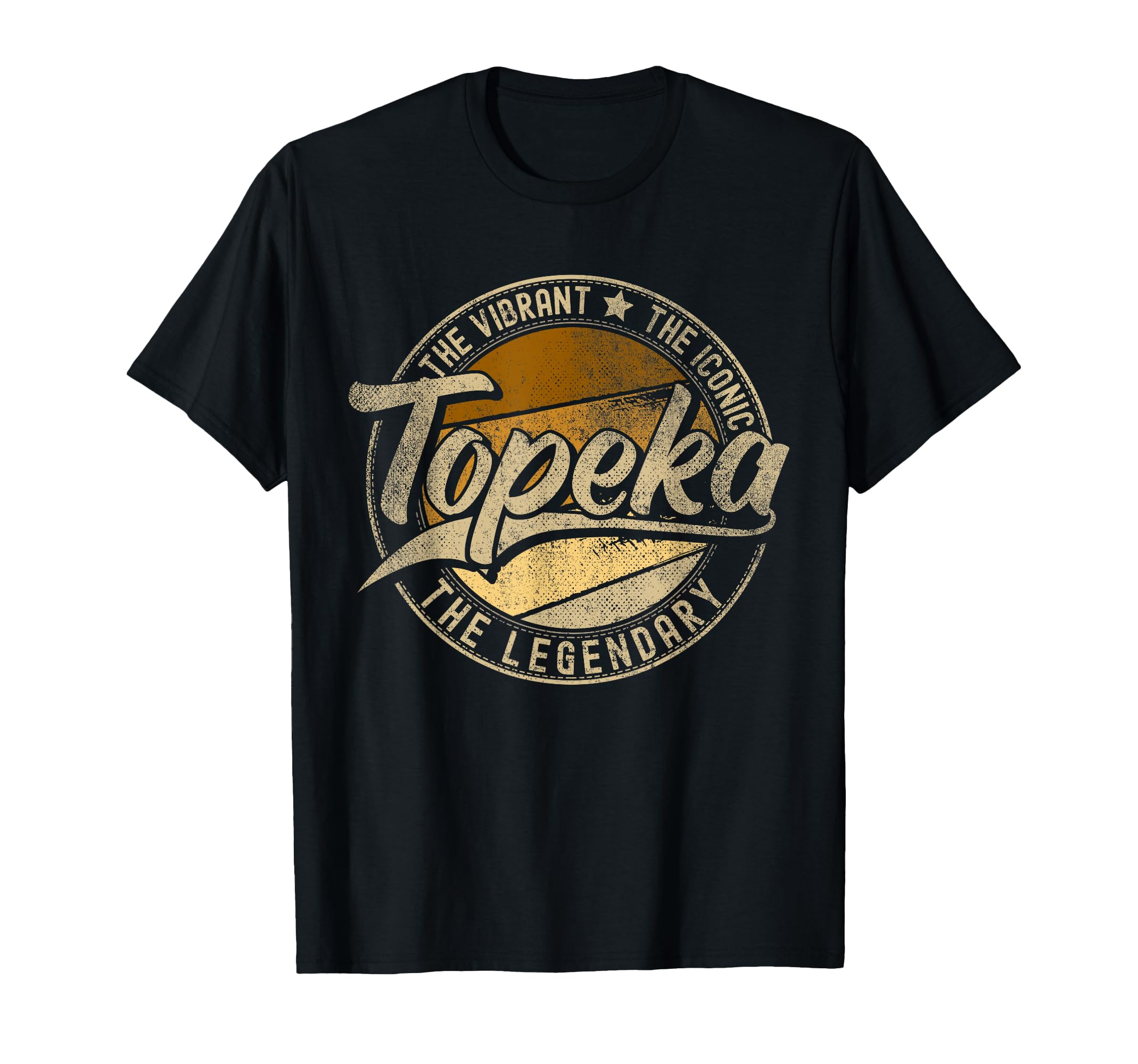 Topeka Ks Kansas Distressed T-Shirt - Streetwear Style Unisex - T-Shirt, Sweatshirt, Hoodie