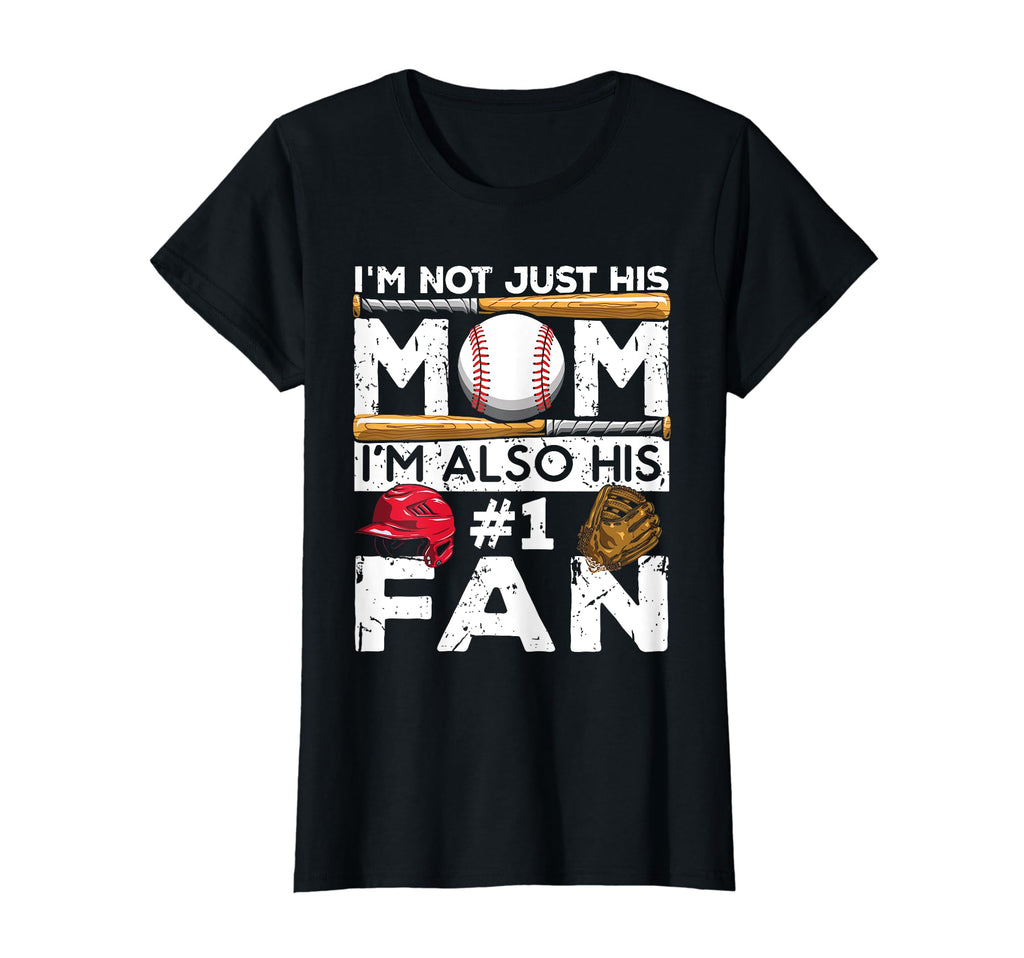 Baseball Mom His Number 1 Fan T-Shirt - Trendy Graphic Men Women - T-Shirt, Sweatshirt, Hoodie