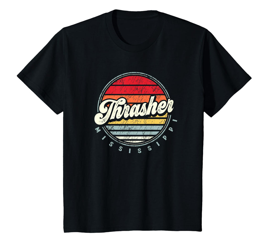 Thrasher Home State 70S Sunset T-Shirt - Trendy Graphic Unisex - T-Shirt, Sweatshirt, Hoodie