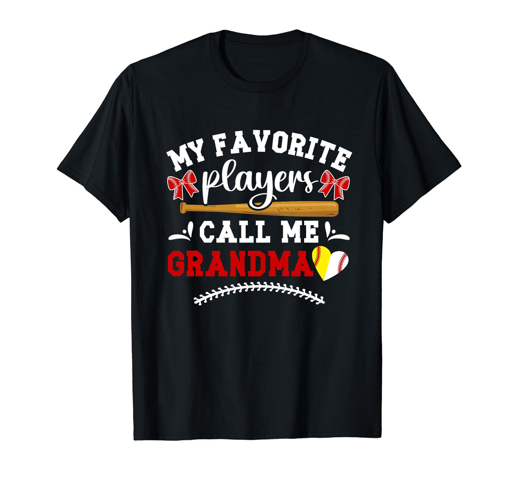 Favorite Players Call Me Grandma T-Shirt - Graphic Print Men Women - T-Shirt, Sweatshirt, Hoodie