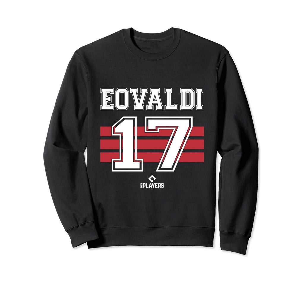 Nathan Eovaldi 17 Boston Mlbpa Sweatshirt - Fun Novelty Design for Adults - T-Shirt, Sweatshirt, Hoodie