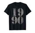 1990 Birth Year Distressed Birthday T-Shirt - Casual Everyday Wear Unisex - T-Shirt, Sweatshirt, Hoodie