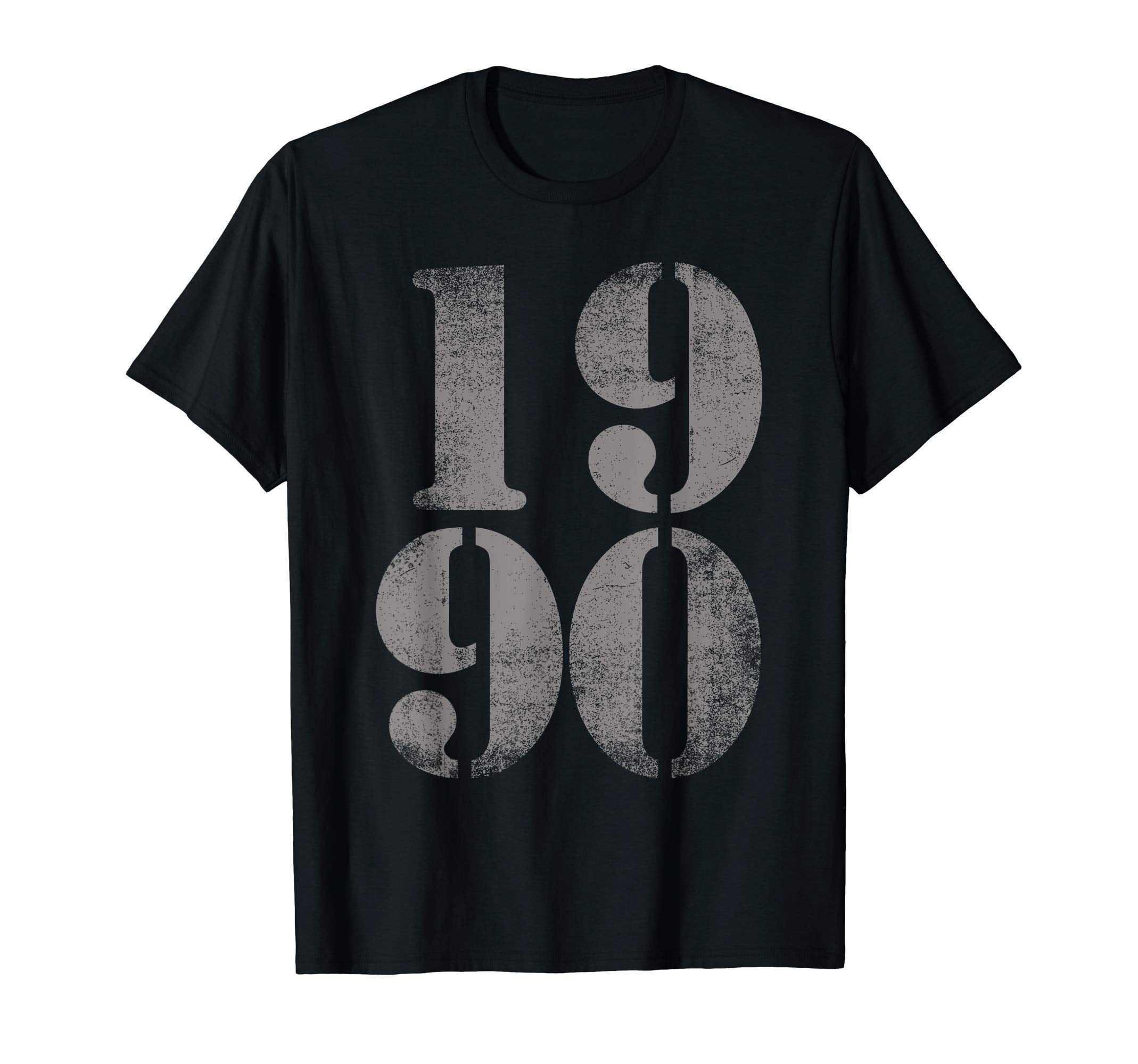 1990 Birth Year Distressed Birthday T-Shirt - Casual Everyday Wear Unisex - T-Shirt, Sweatshirt, Hoodie