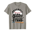 Funny Baseball Sister Just Here T-Shirt - Fun Novelty Design Men Women - T-Shirt, Sweatshirt, Hoodie