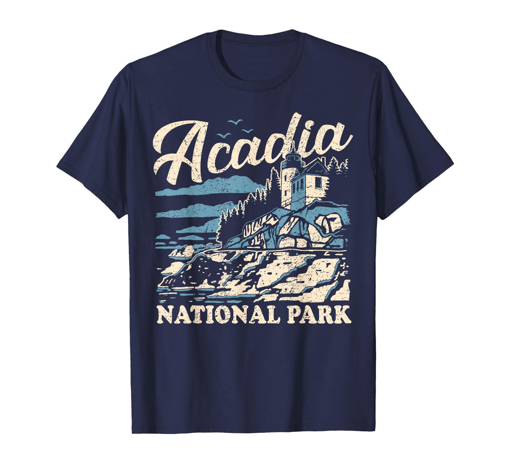 Acadia National Park Maine Distressed T-Shirt - Unique Graphic Unisex - T-Shirt, Sweatshirt, Hoodie