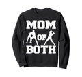 Mom Both Funny Wrestling Baseball Mom Sweatshirt - Unique Graphic Men Women - T-Shirt, Sweatshirt, Hoodie