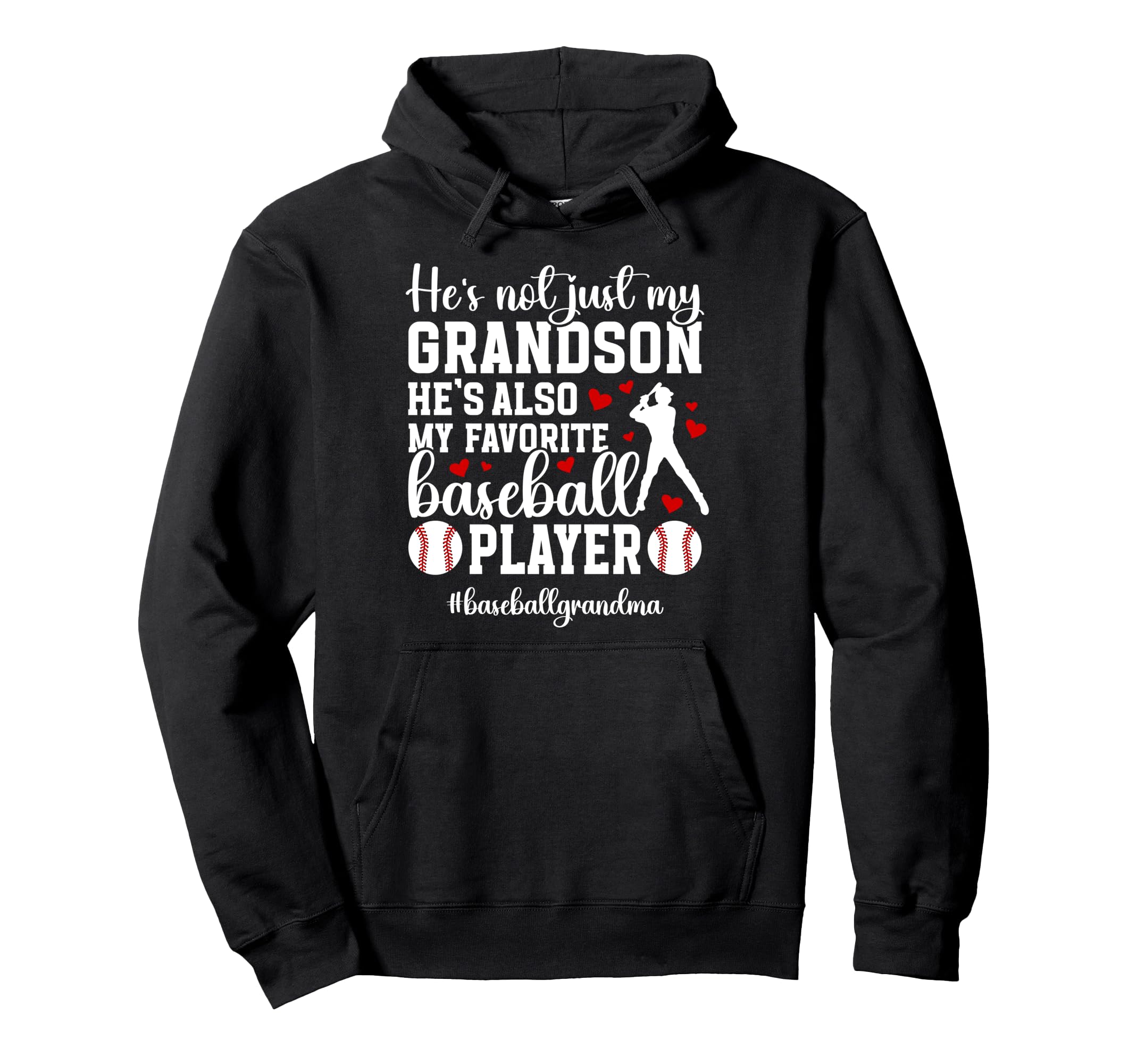 Proud Baseball Grandma Baseball Player Hoodie - Aesthetic Graphic Unisex - T-Shirt, Sweatshirt, Hoodie