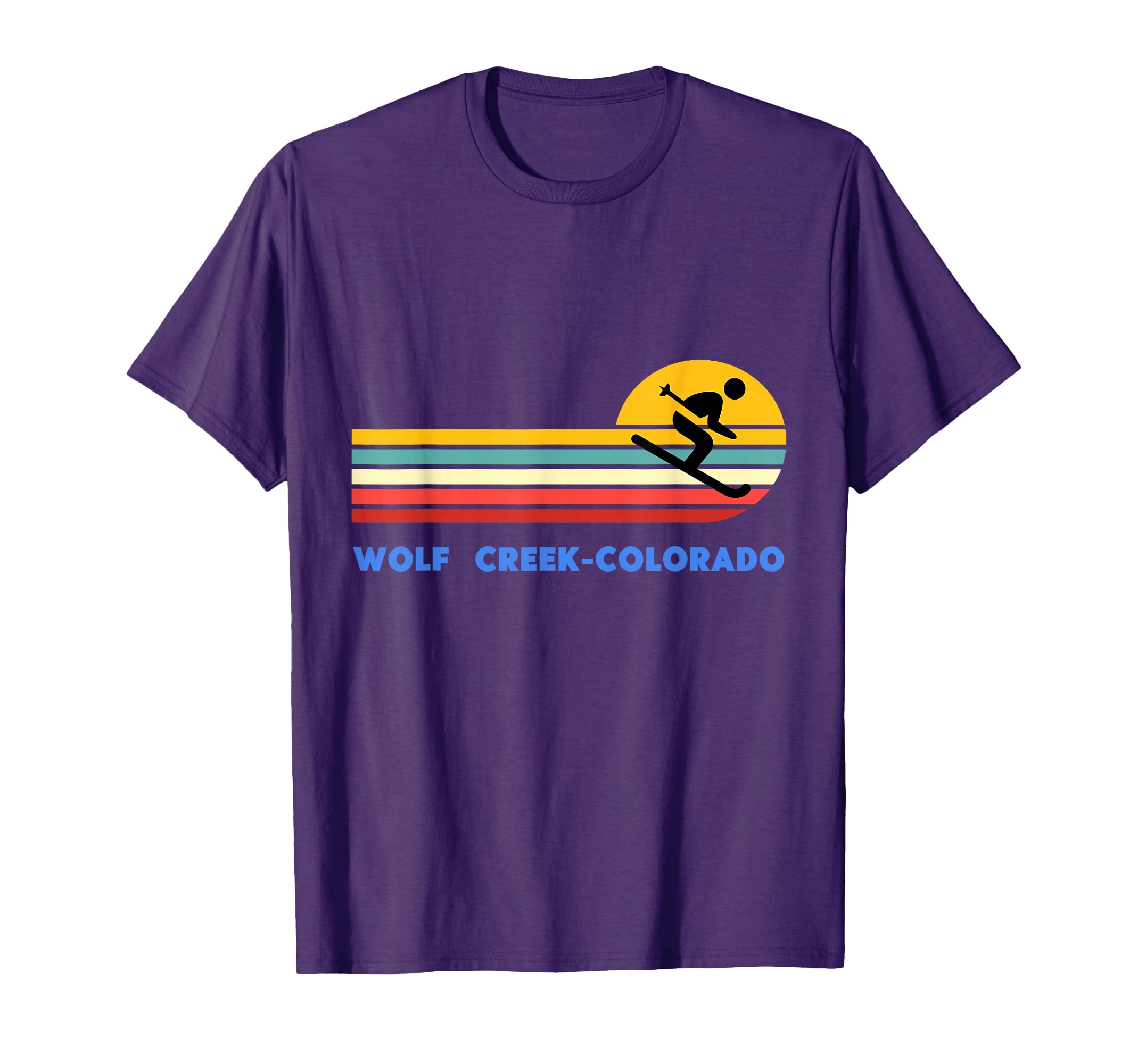 Wolf Creek Colorado Skiing Skier T-Shirt - Fun Novelty Design Men Women - T-Shirt, Sweatshirt, Hoodie