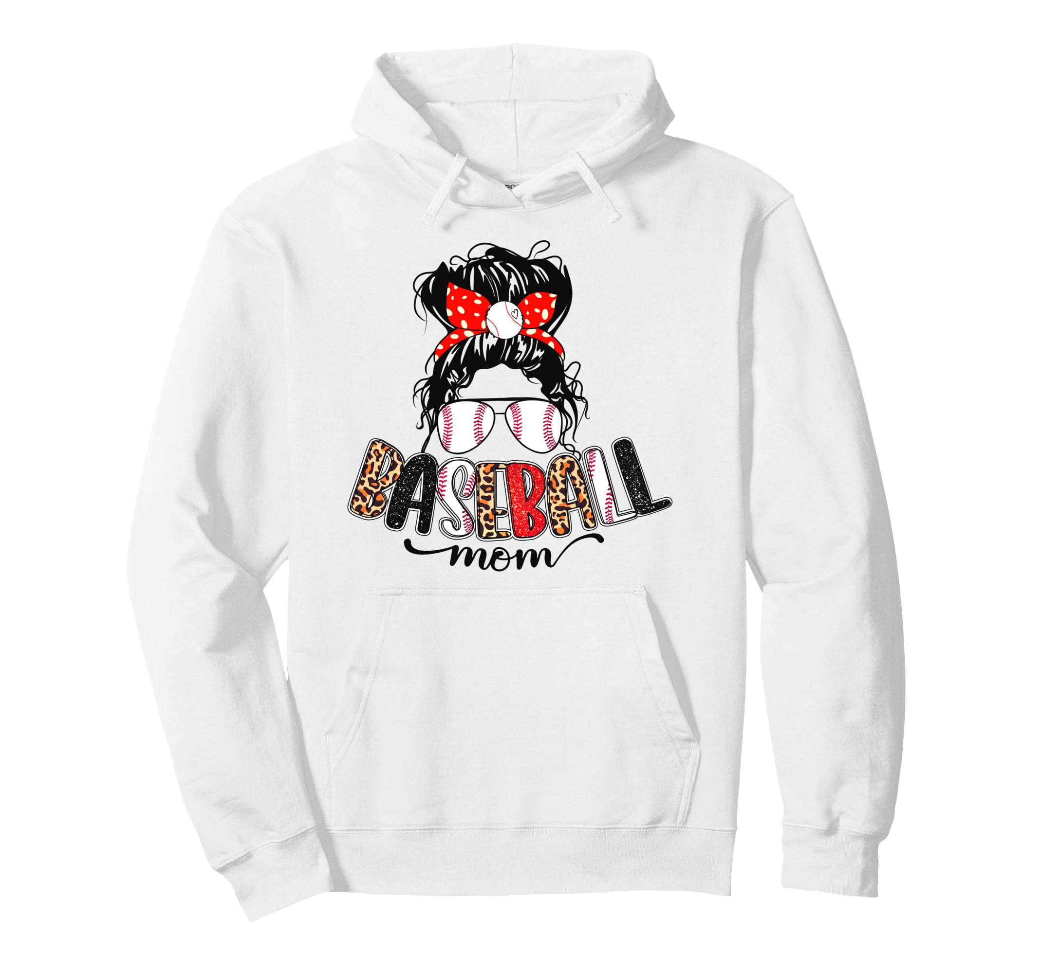 Baseball Mom Sport Mama Softball Mother Hoodie - Novelty Apparel Unisex - T-Shirt, Sweatshirt, Hoodie