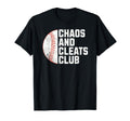 Funny Baseball Mom Chaos And Cleats T-Shirt - Minimalist Print Men Women - T-Shirt, Sweatshirt, Hoodie