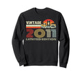 2011 Birthday 2011 Cassette Sweatshirt - Casual Everyday Wear Men Women - T-Shirt, Sweatshirt, Hoodie