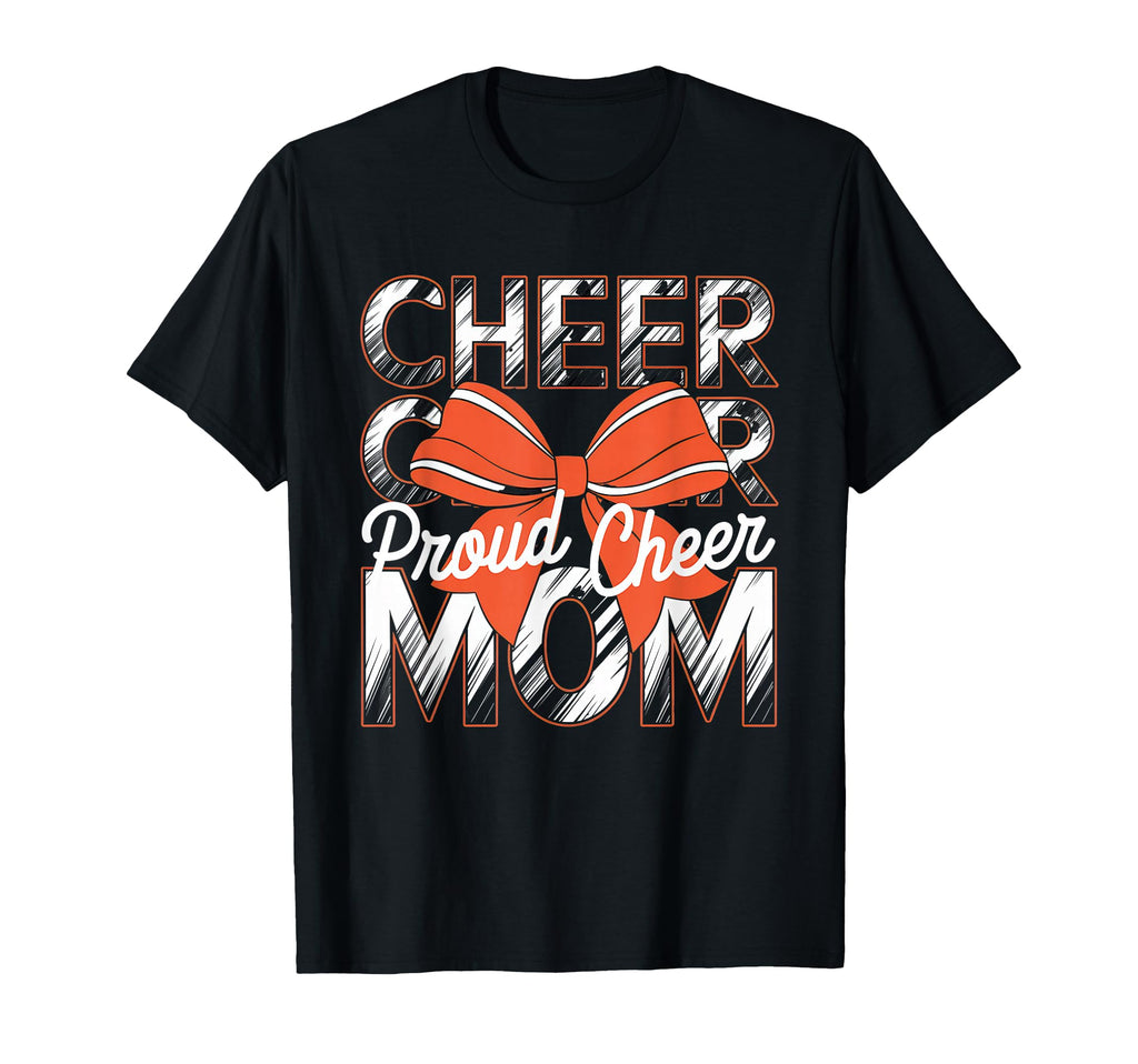 Cheer Mom Mother Bow Cheerleader Game T-Shirt - Fun Novelty Design Unisex - T-Shirt, Sweatshirt, Hoodie
