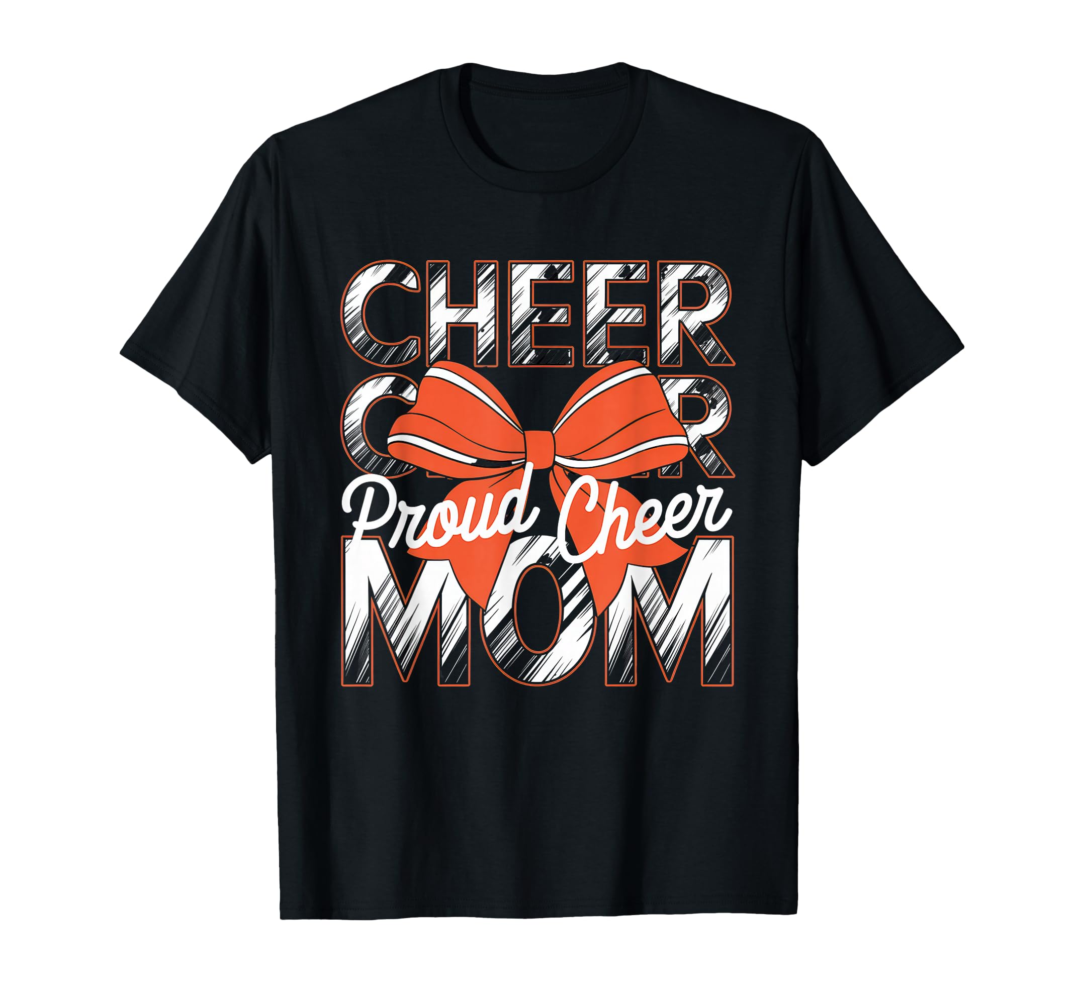 Cheer Mom Mother Bow Cheerleader Game T-Shirt - Fun Novelty Design Unisex - T-Shirt, Sweatshirt, Hoodie