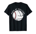 Papa Baseball Volleyball Player Daughter T-Shirt - Graphic Print Men Women - T-Shirt, Sweatshirt, Hoodie