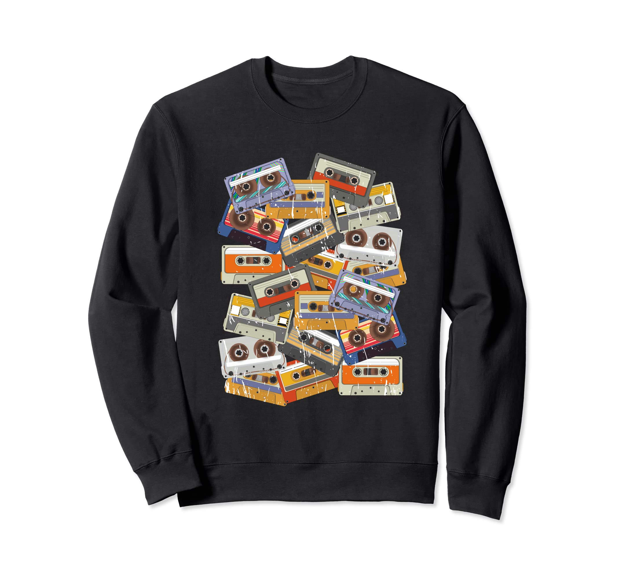 Tape Music Lover Eighties Mixtape Sweatshirt - Minimalist Print Men Women - T-Shirt, Sweatshirt, Hoodie