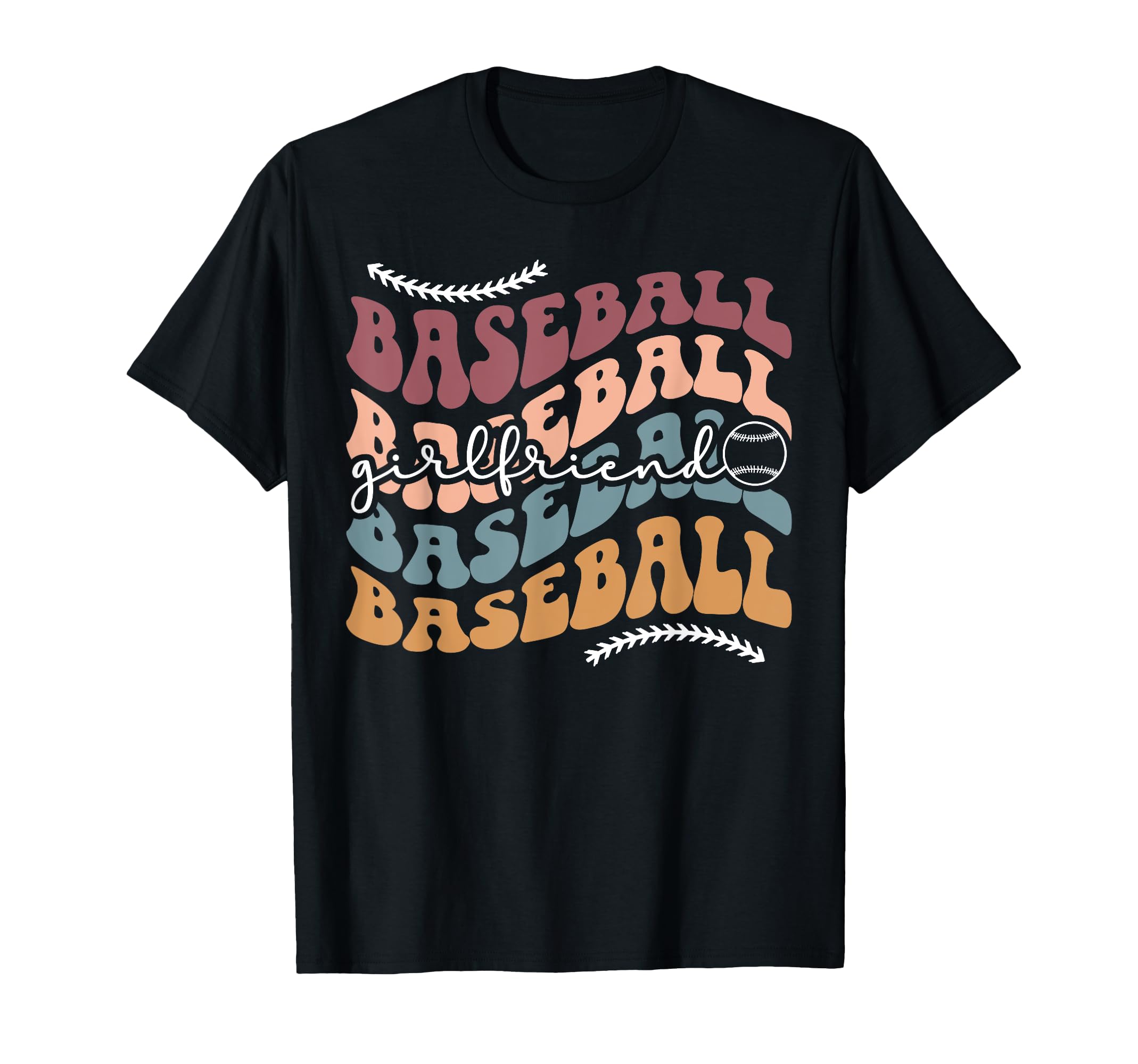 Baseball Girlfriend Groovy Girlfriend T-Shirt - Fun Novelty Design Unisex - T-Shirt, Sweatshirt, Hoodie