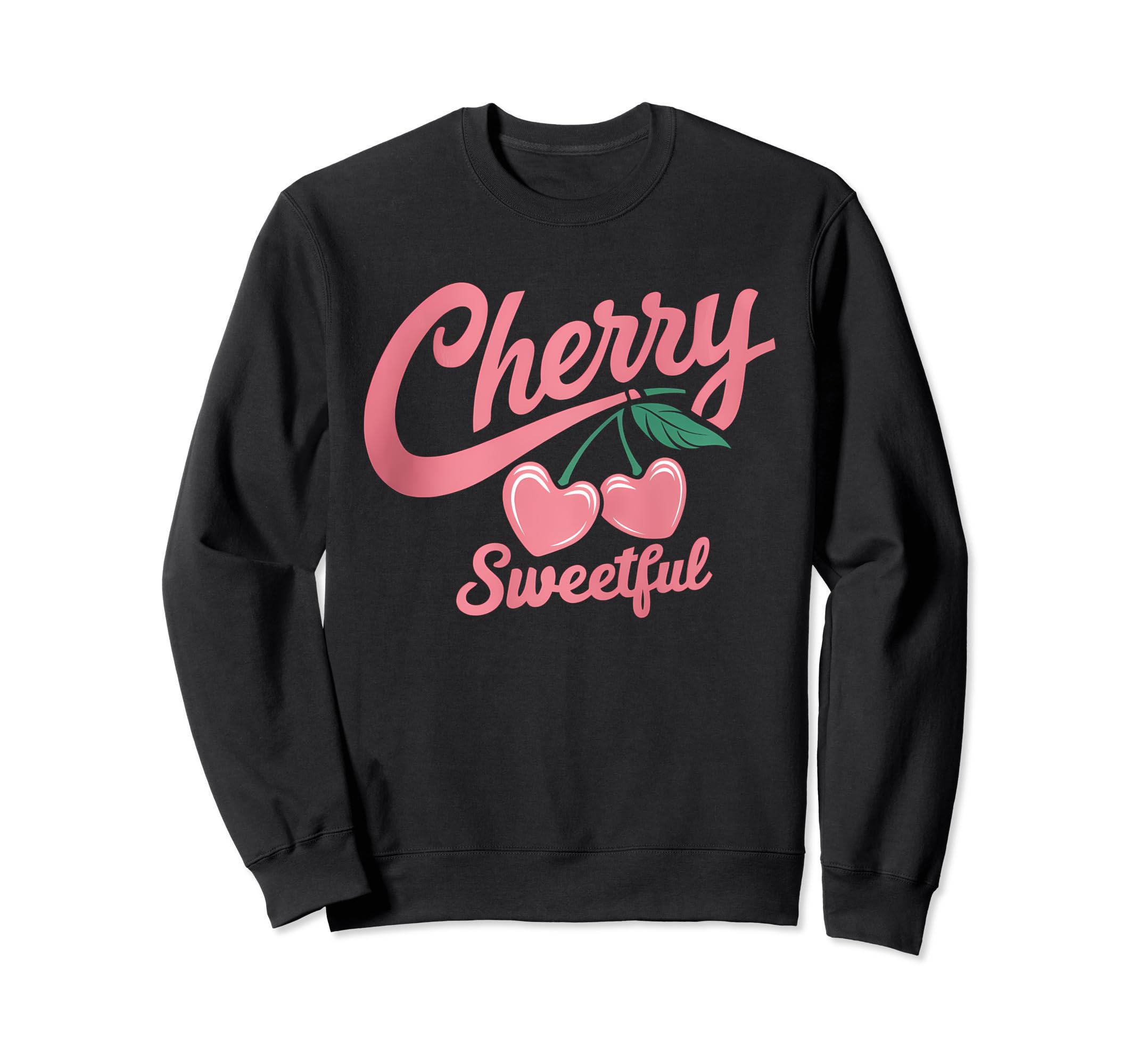 Cherry Sweetful Red Aesthetic Sweatshirt - Aesthetic Graphic for Adults - T-Shirt, Sweatshirt, Hoodie