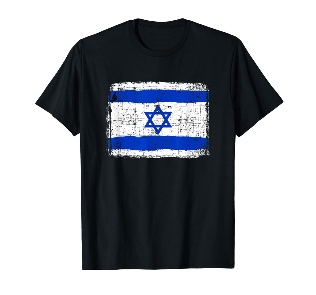 Israel Flag Pride Gift Distressed T-Shirt - Casual Everyday Wear Unisex - T-Shirt, Sweatshirt, Hoodie