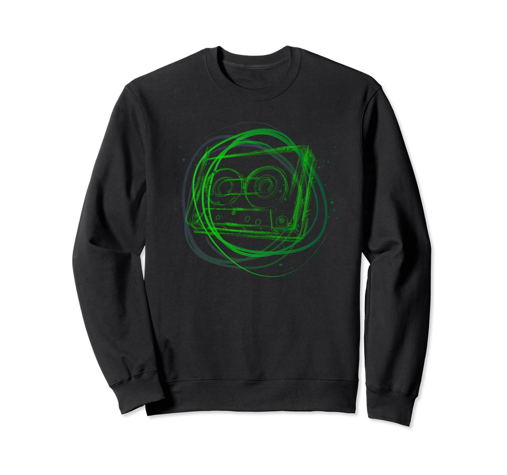 Music Cassettes Music Lovers Old Sweatshirt - Aesthetic Graphic Unisex - T-Shirt, Sweatshirt, Hoodie