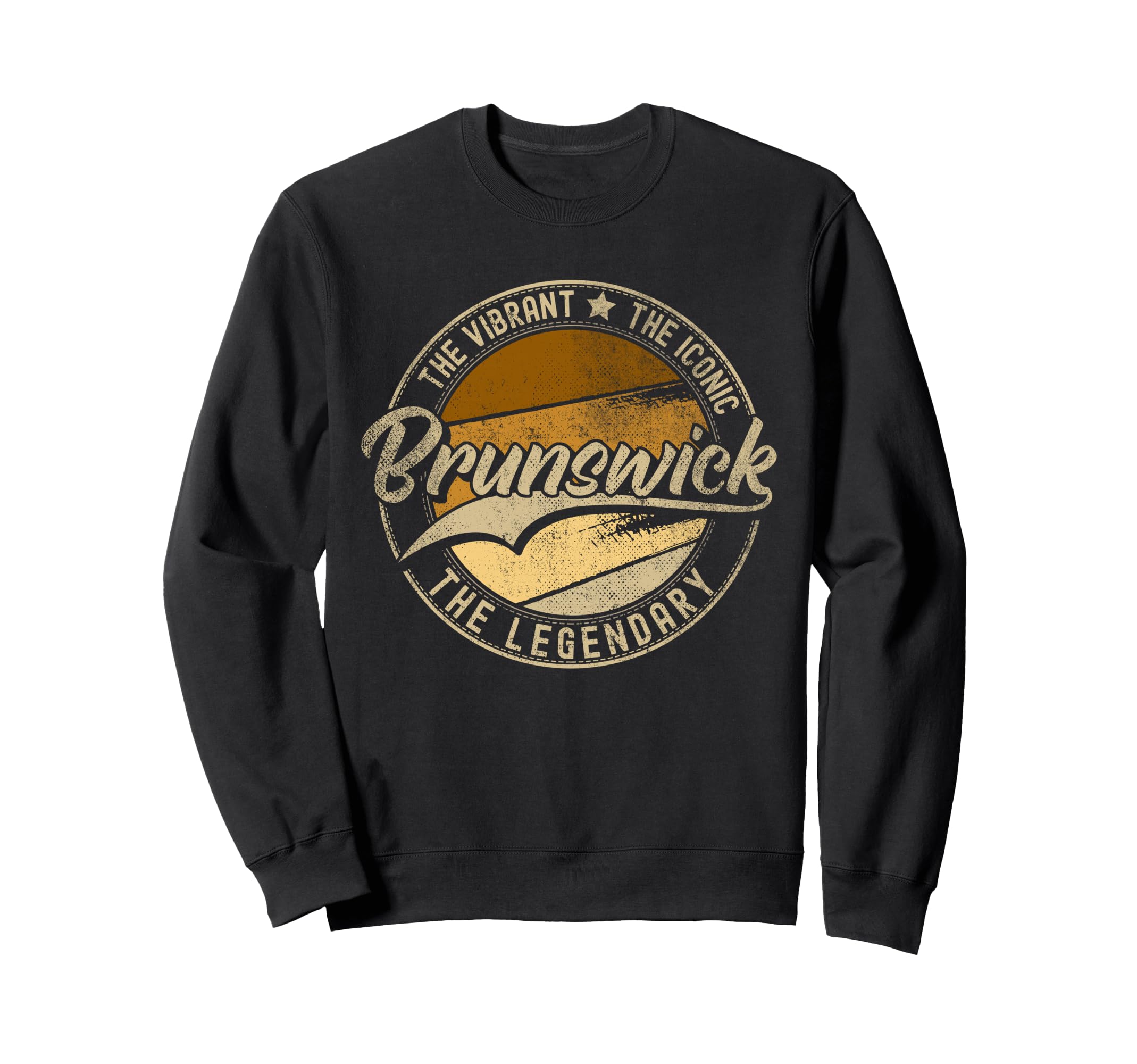 Brunswick Ga Georgia Distressed Sweatshirt - Novelty Apparel Unisex - T-Shirt, Sweatshirt, Hoodie