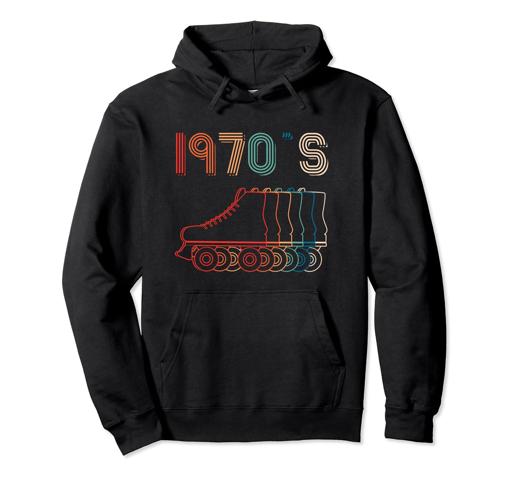 1970S Roller Skates Skating Lifestyle Hoodie - Aesthetic Graphic Unisex - T-Shirt, Sweatshirt, Hoodie