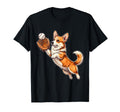 Funny Corgi Playing Baseball Dog Catching T-Shirt - Trendy Graphic Unisex - T-Shirt, Sweatshirt, Hoodie
