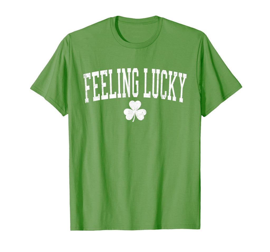 Feeling Lucky St Patricks Day T-Shirt - Minimalist Print for Adults - T-Shirt, Sweatshirt, Hoodie
