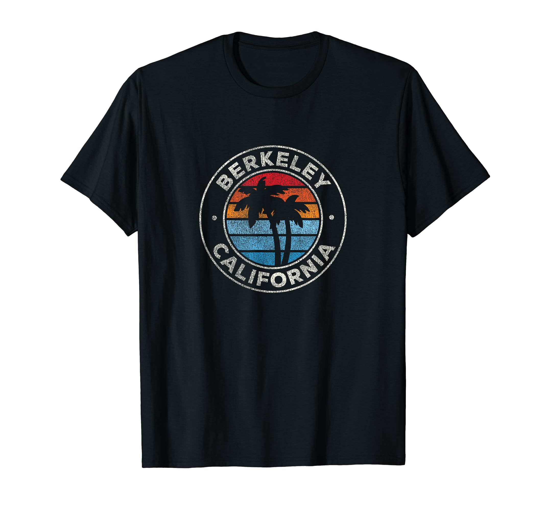 Berkeley California Ca 70S T-Shirt - Custom Art Print Unisex - T-Shirt, Sweatshirt, Hoodie