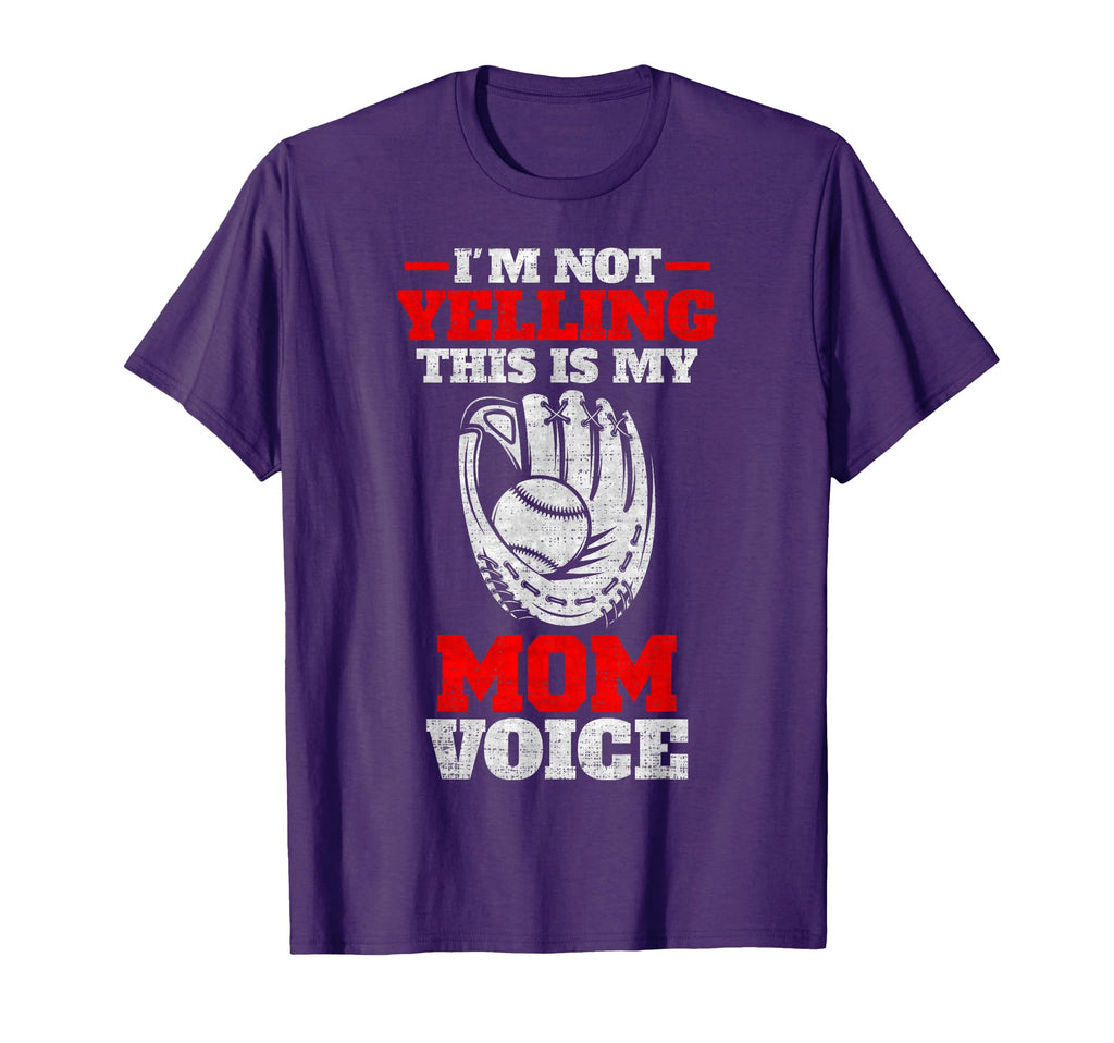 Im Not Yelling This Is My Baseball Mom T-Shirt - Trendy Graphic for Adults - T-Shirt, Sweatshirt, Hoodie