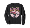 Marvel Comics Captain Marvel Sweatshirt - Fun Novelty Design for Adults - T-Shirt, Sweatshirt, Hoodie