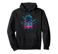 Palm Tree Synthwave Florida Hoodie - Fun Novelty Design Men Women - T-Shirt, Sweatshirt, Hoodie