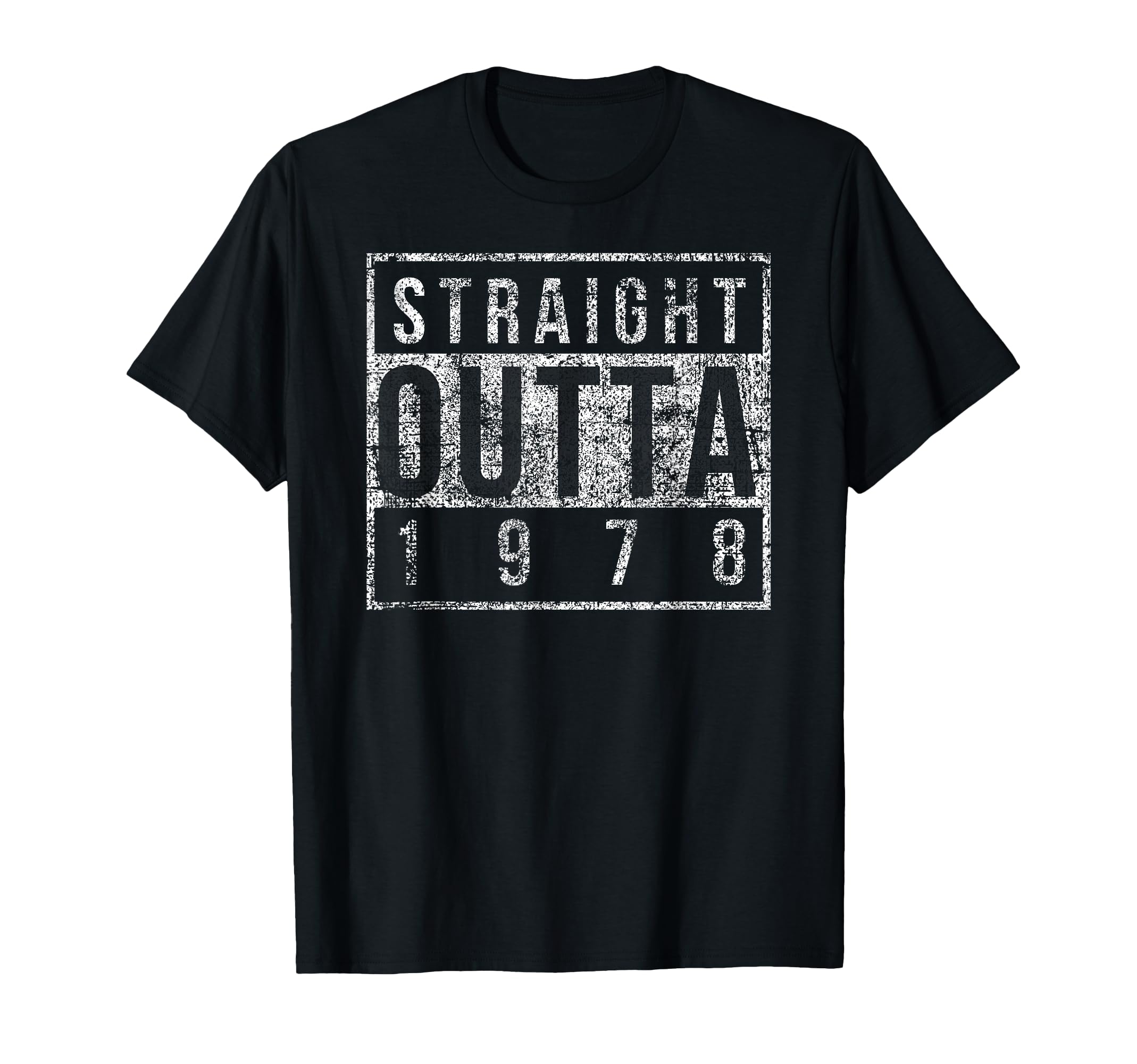 44Th Birthday Gift Straight Outta T-Shirt - Casual Everyday Wear Men Women - T-Shirt, Sweatshirt, Hoodie
