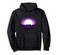 Vaporwave Aesthetic Sunset City Hoodie - Graphic Print Men Women - T-Shirt, Sweatshirt, Hoodie