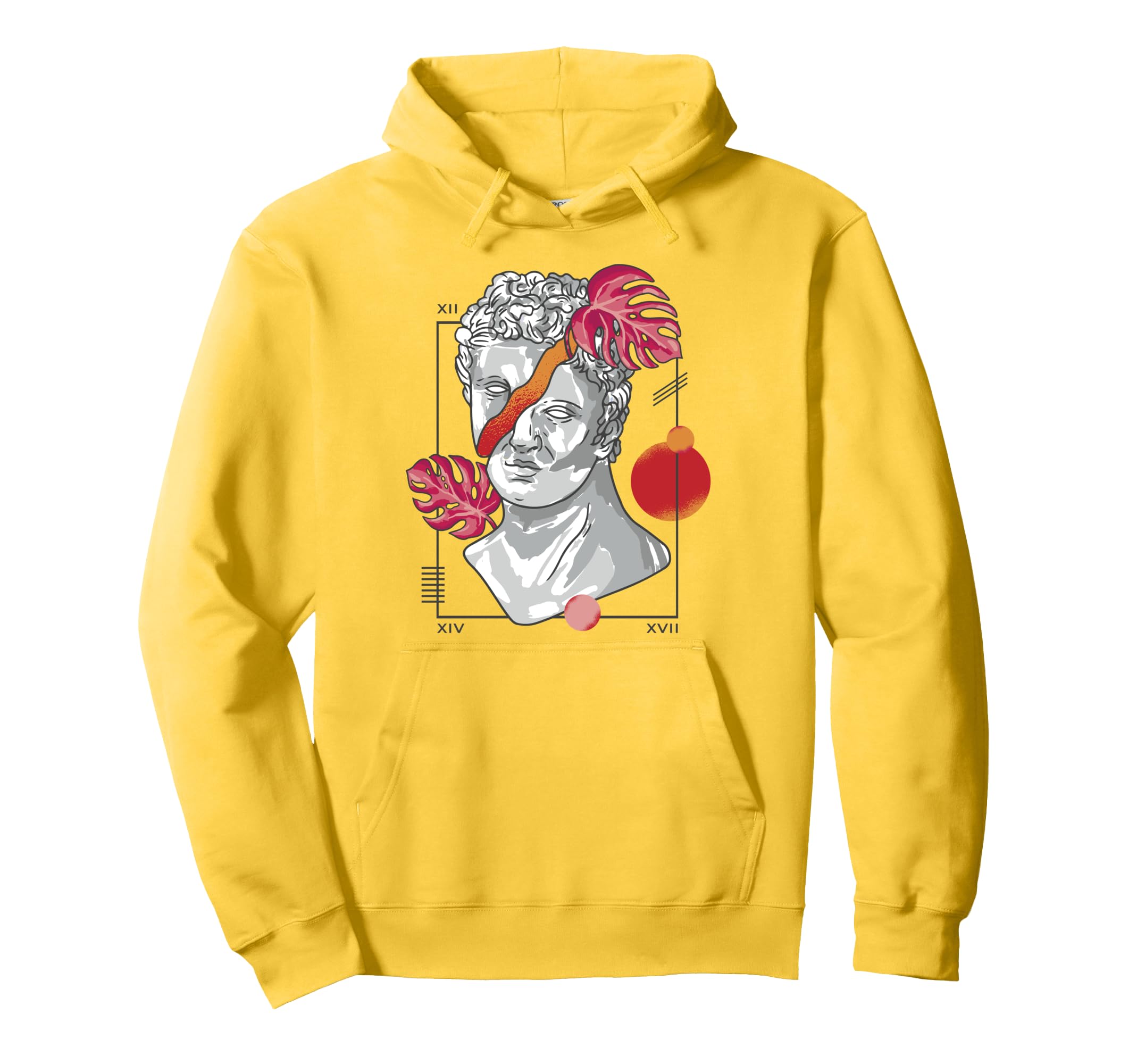 Vaporwave Roman Bust Surreal Statue Hoodie - Minimalist Print for Adults - T-Shirt, Sweatshirt, Hoodie