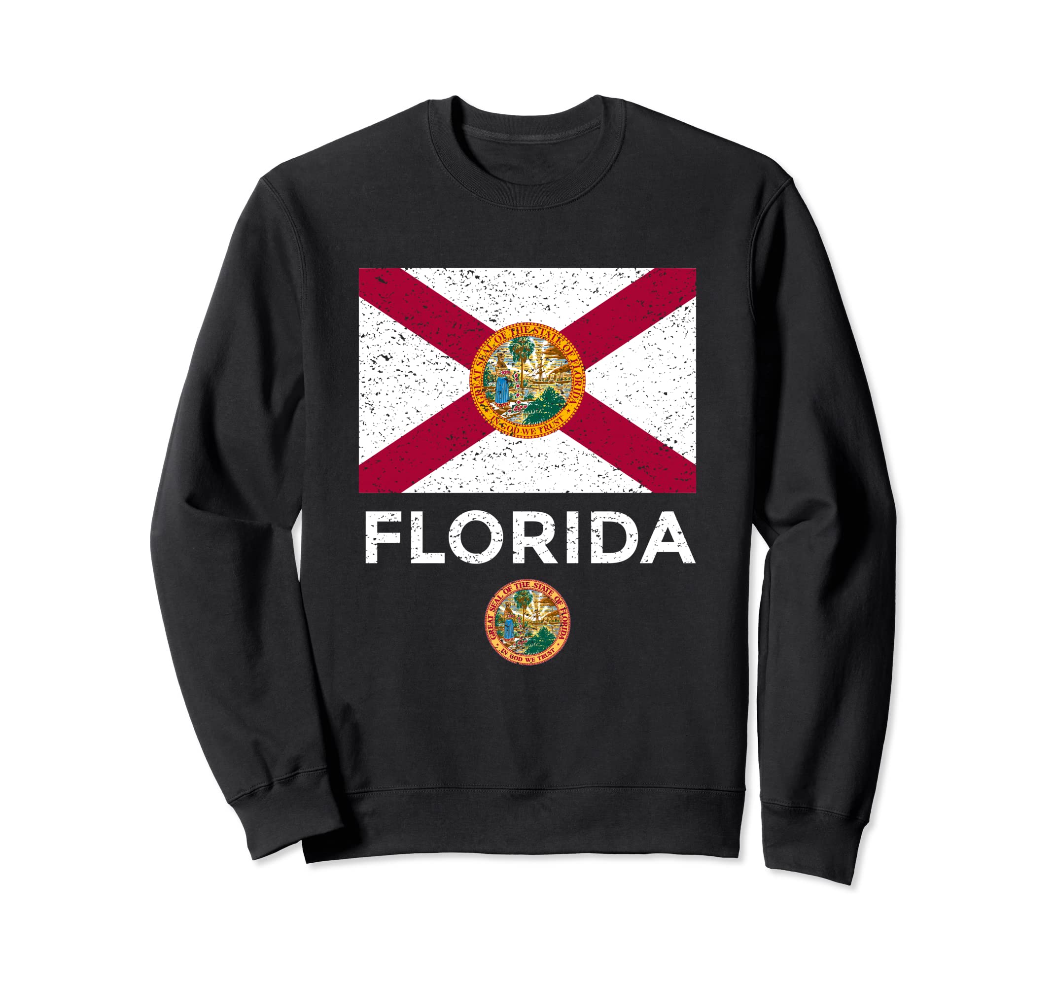 Florida State Flag Seal Sweatshirt - Fun Novelty Design for Adults - T-Shirt, Sweatshirt, Hoodie