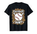 Baseball Aunt Leopard Baseball Aunt T-Shirt - Unique Graphic Men Women - T-Shirt, Sweatshirt, Hoodie