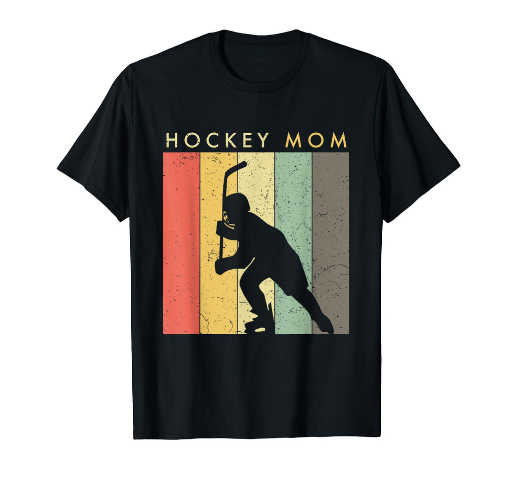 Ice Hockey Mom Distressed T-Shirt - Aesthetic Graphic for Adults - T-Shirt, Sweatshirt, Hoodie