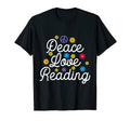 Peace Love Reading T-Shirt - Streetwear Style for Adults - T-Shirt, Sweatshirt, Hoodie