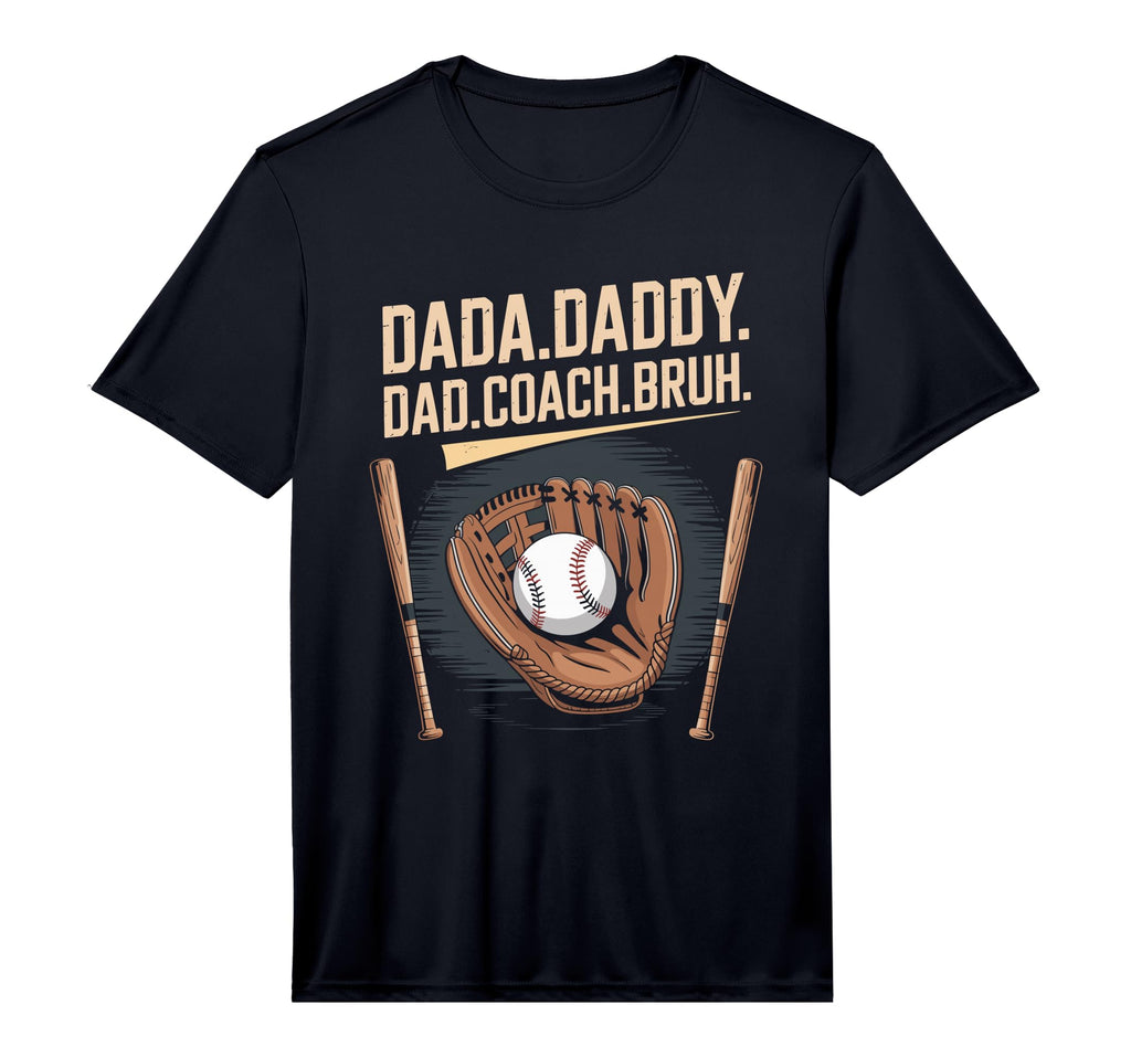 Mens Coach And Team Baseball Player Dada T-Shirt - Graphic Print Men Women - T-Shirt, Sweatshirt, Hoodie