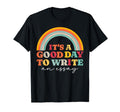 Its Good Day To Write Essay 70S T-Shirt - Minimalist Print for Adults - T-Shirt, Sweatshirt, Hoodie